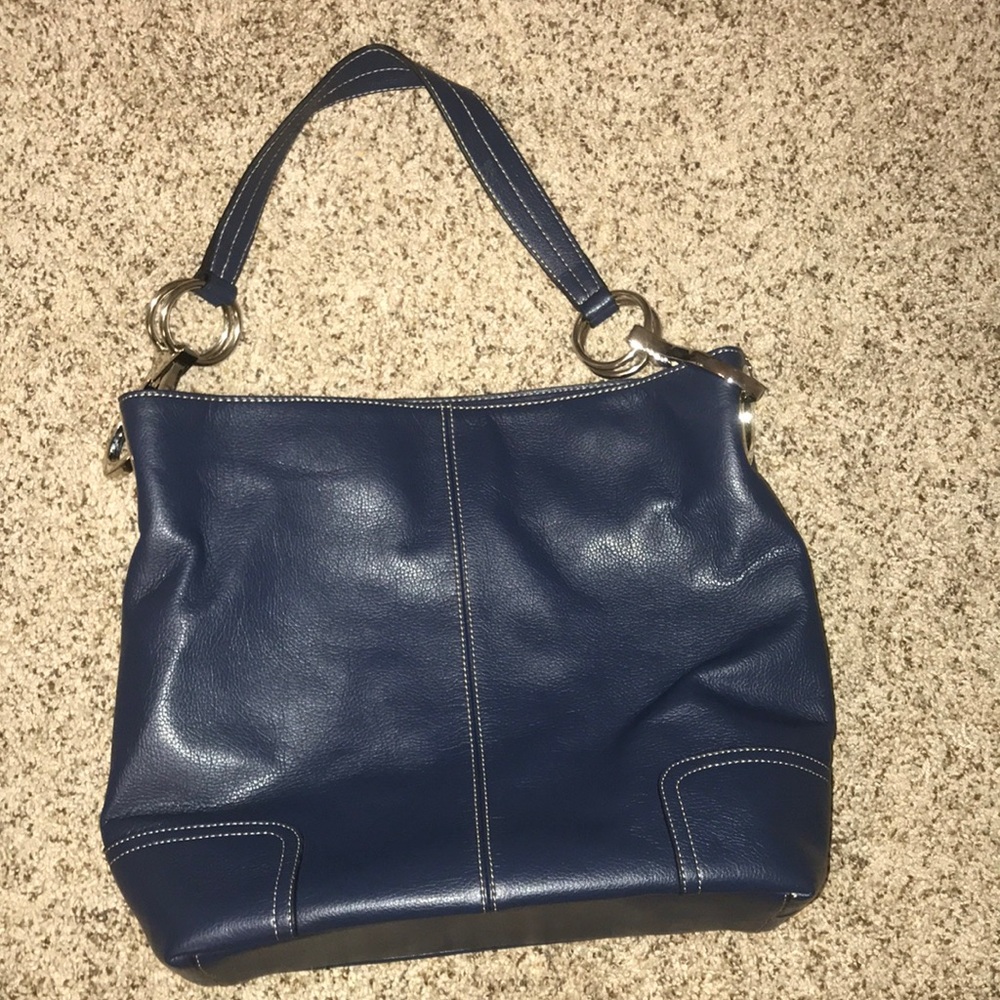 Navy purse